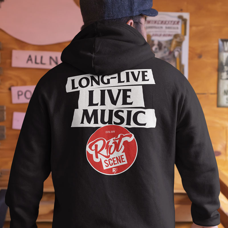 long live live music hoodie