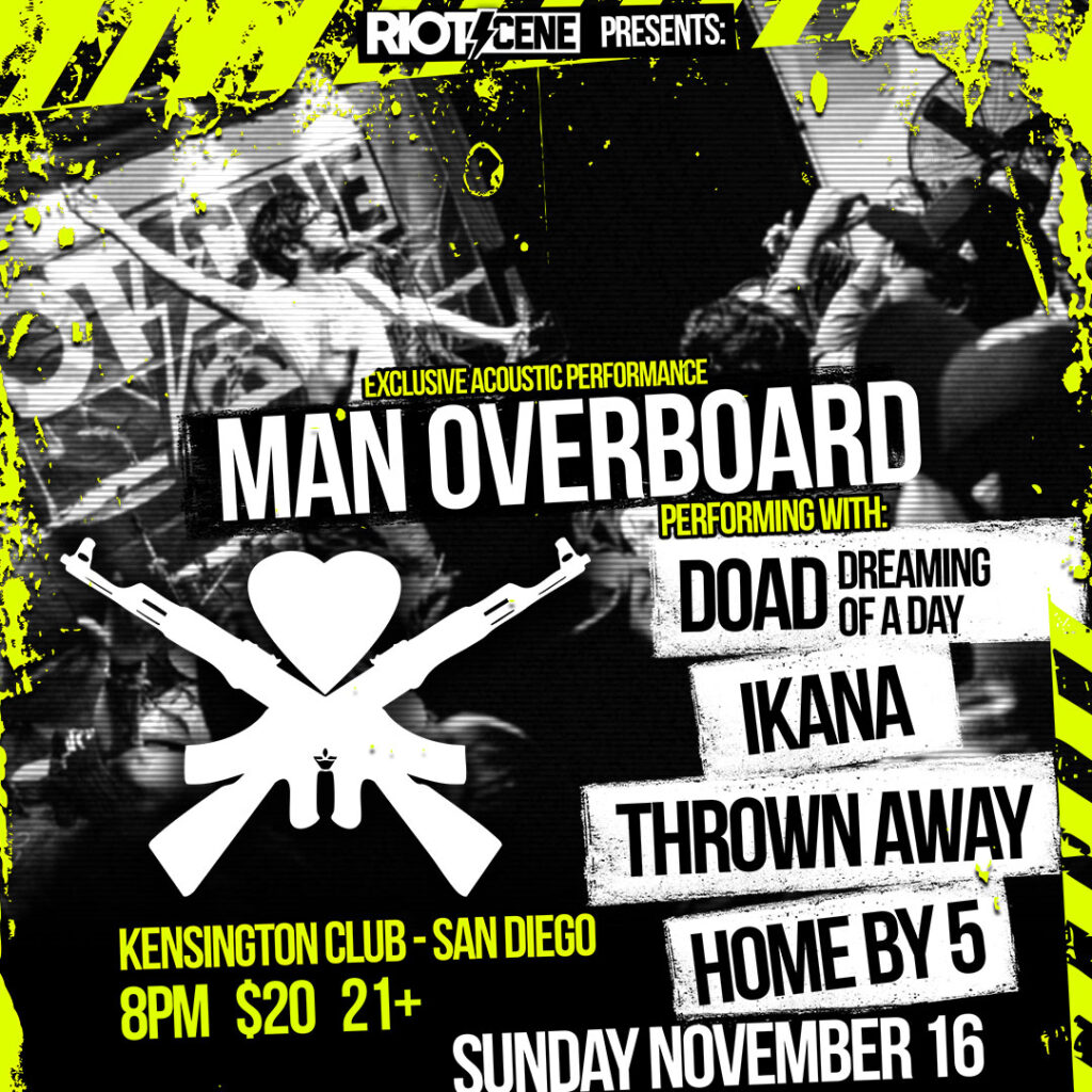 Man Overboard in San Diego – Tickets on Sale Now