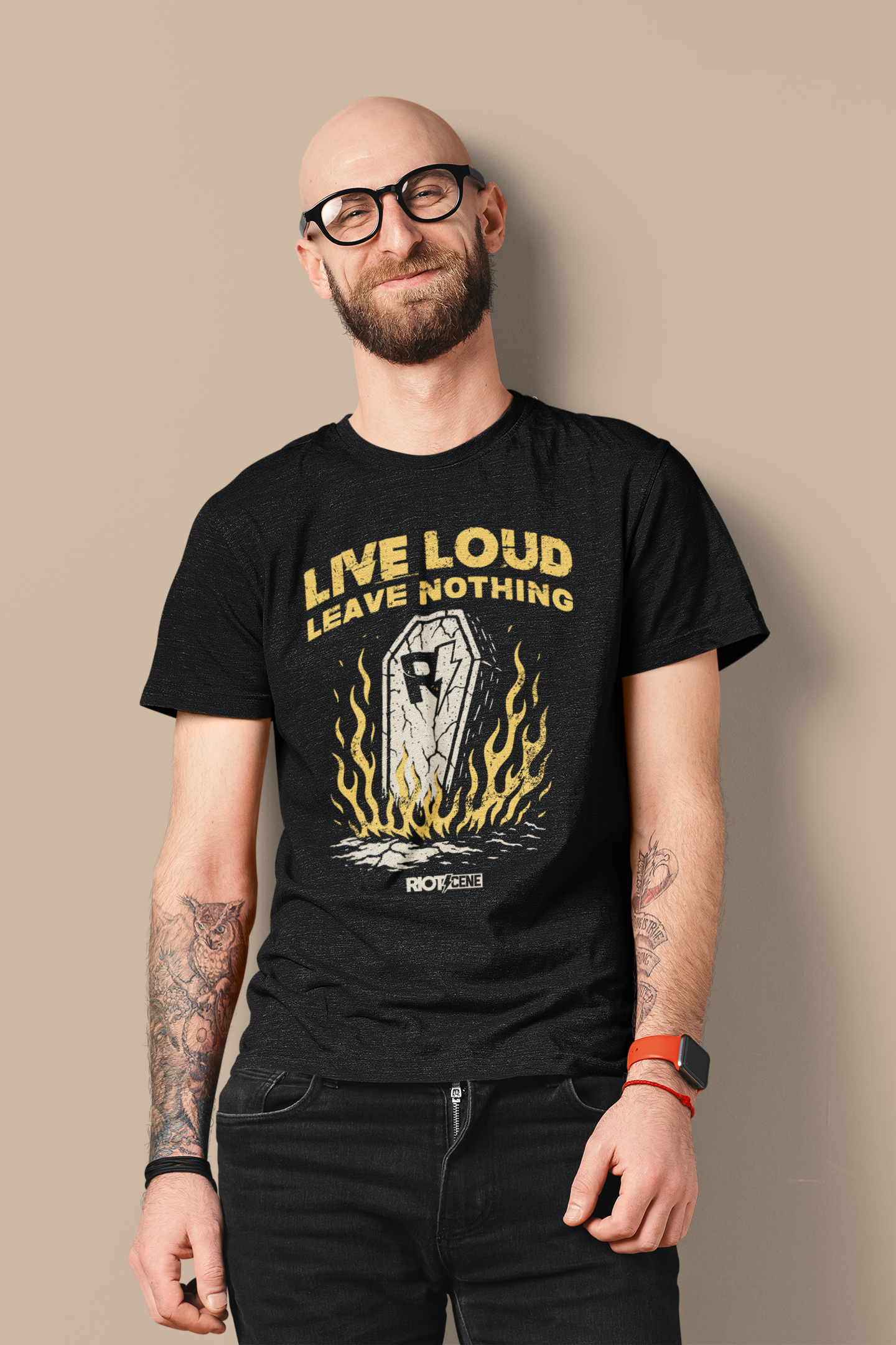 LIVE LOUD, LEAVE NOTHING TEE
